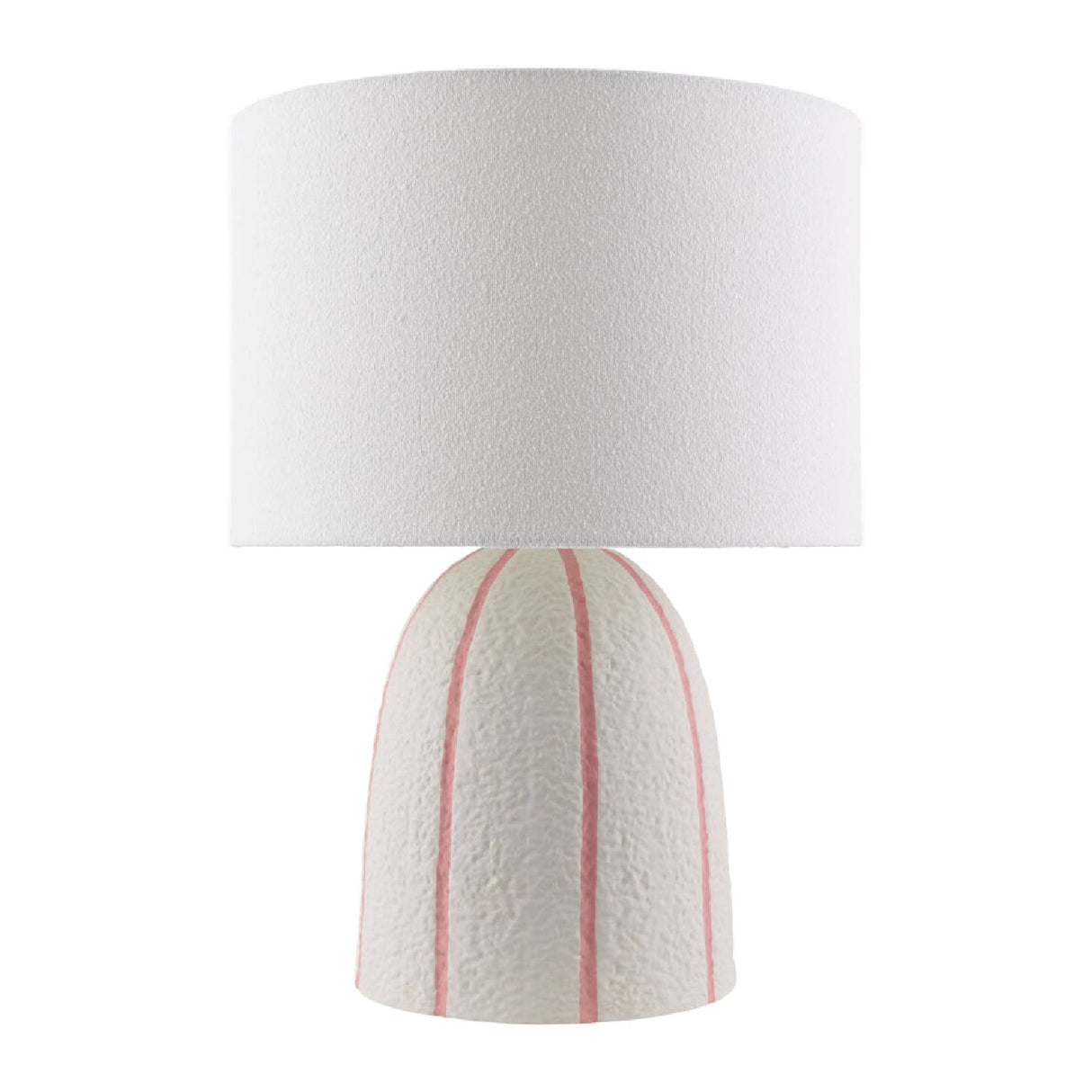 Modern European furniture - Vertical Lined Ceramic Table Lamp - www.oroa.com
