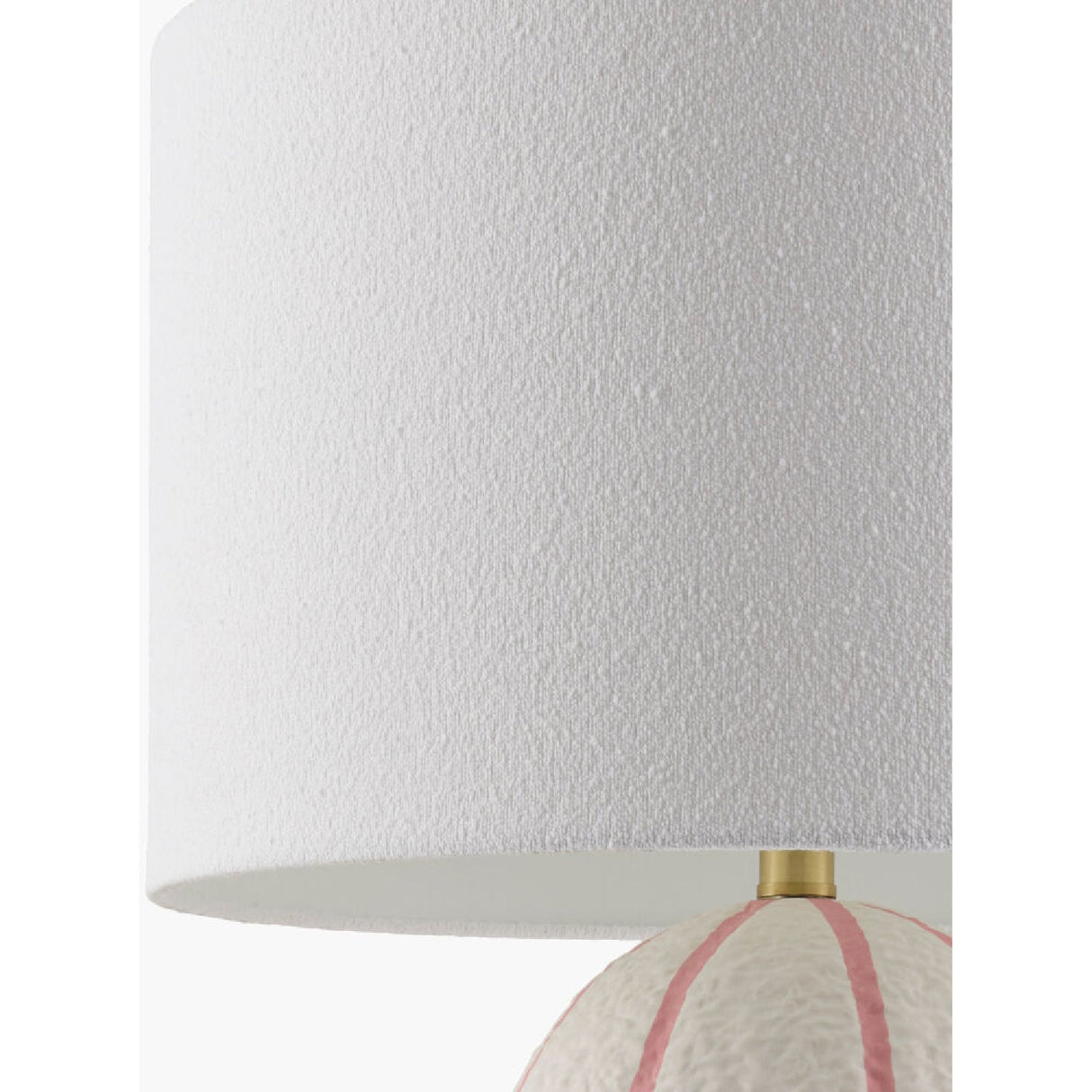 Modern European furniture - Vertical Lined Ceramic Table Lamp - www.oroa.com