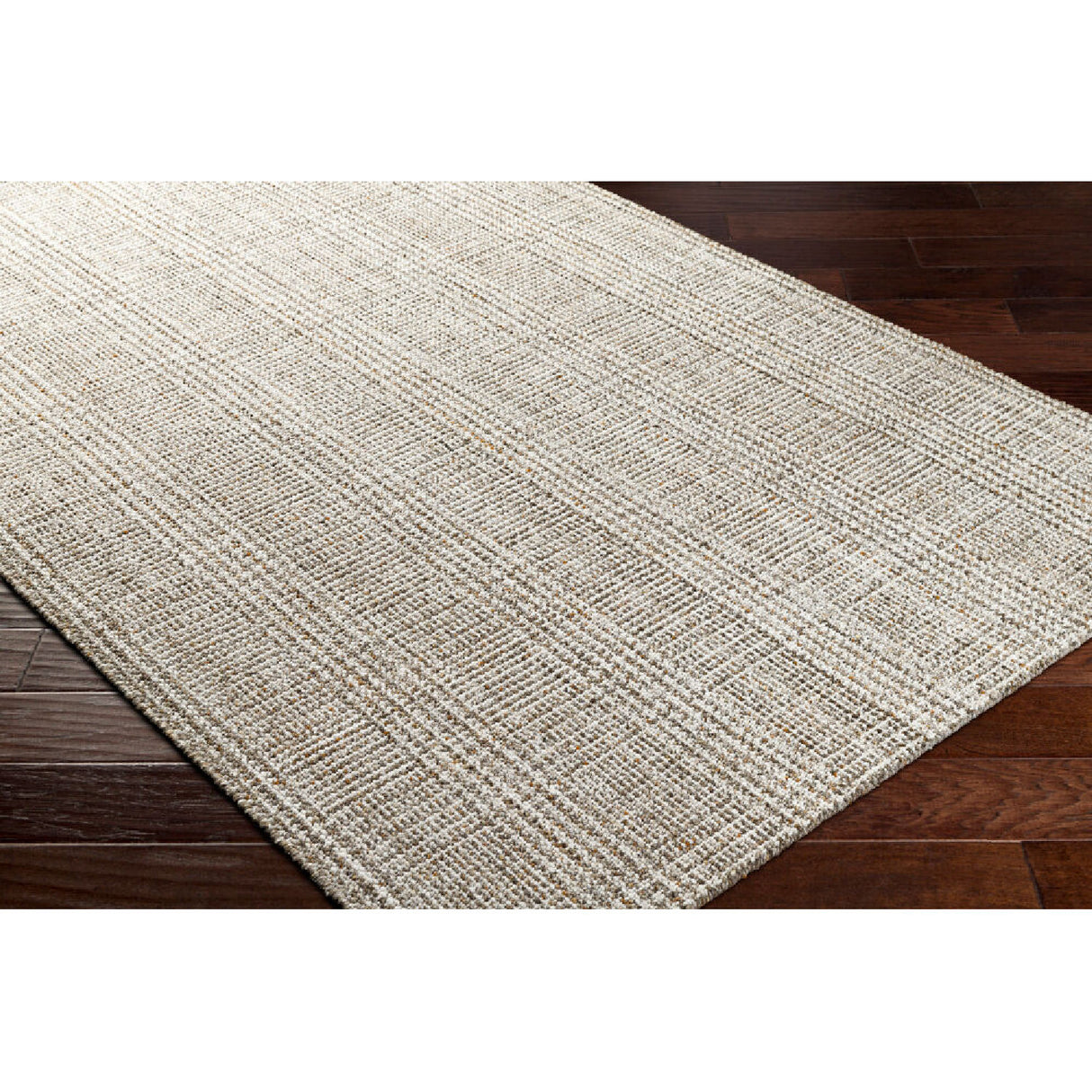 Modern furniture - Hand-Loomed Gray Yarn Carpet - www.oroa.com