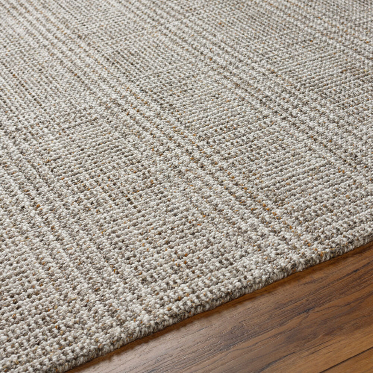 Modern furniture - Hand-Loomed Gray Yarn Carpet - www.oroa.com