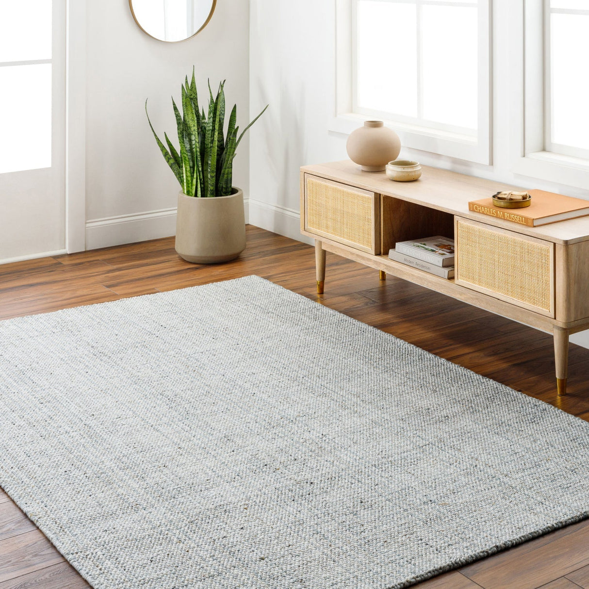 Modern European furniture - Hand-Loomed Yarn Table Runner - www.oroa.com