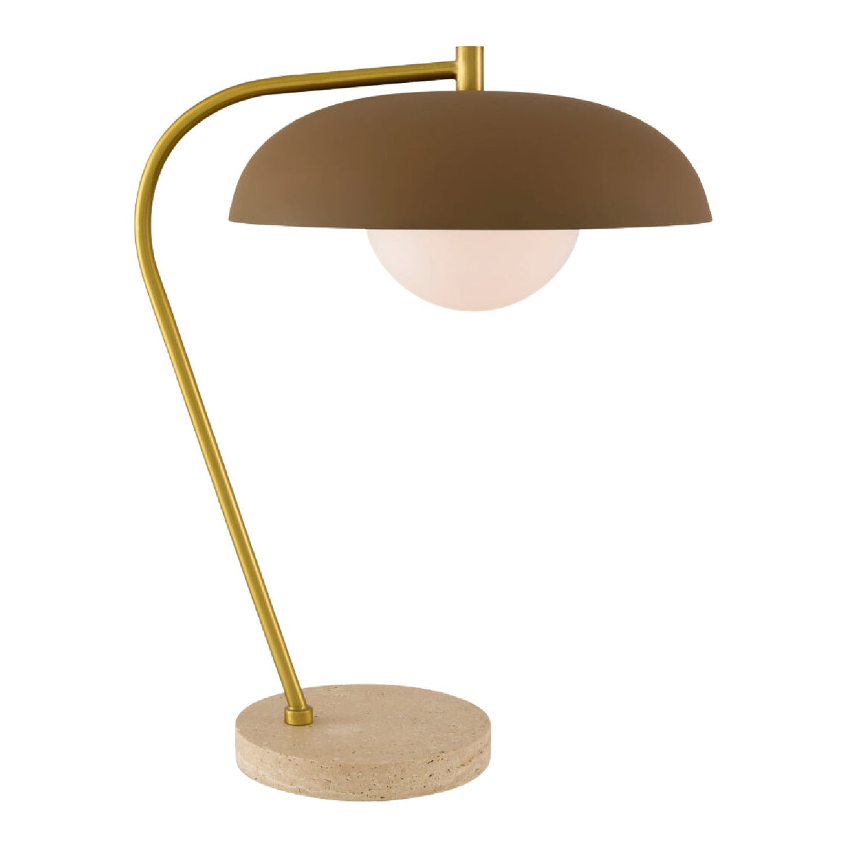 Modern European furniture - Glass Shade Sloped Table Lamp - www.oroa.com