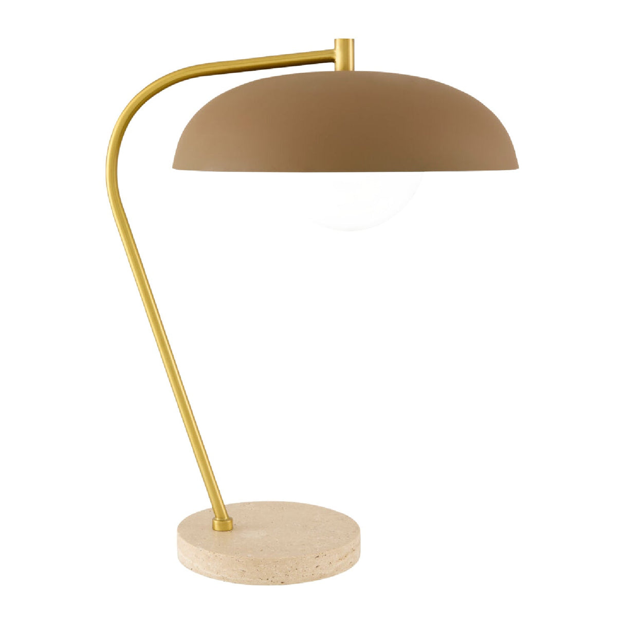 Modern European furniture - Glass Shade Sloped Table Lamp - www.oroa.com