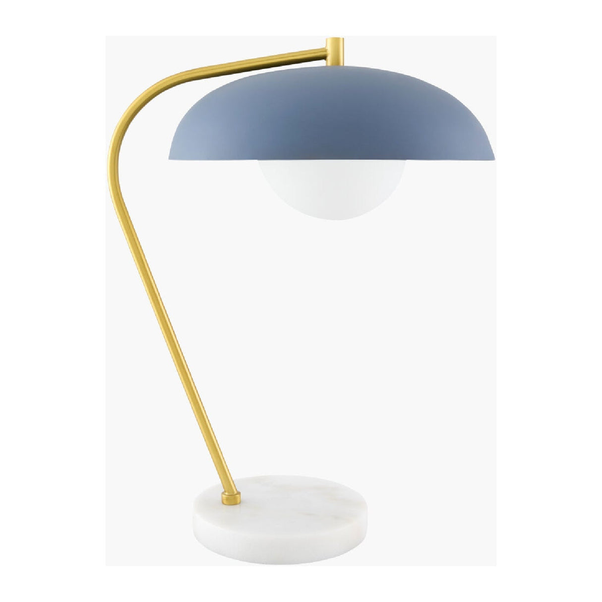 Modern European furniture - Glass Shade Sloped Table Lamp - www.oroa.com