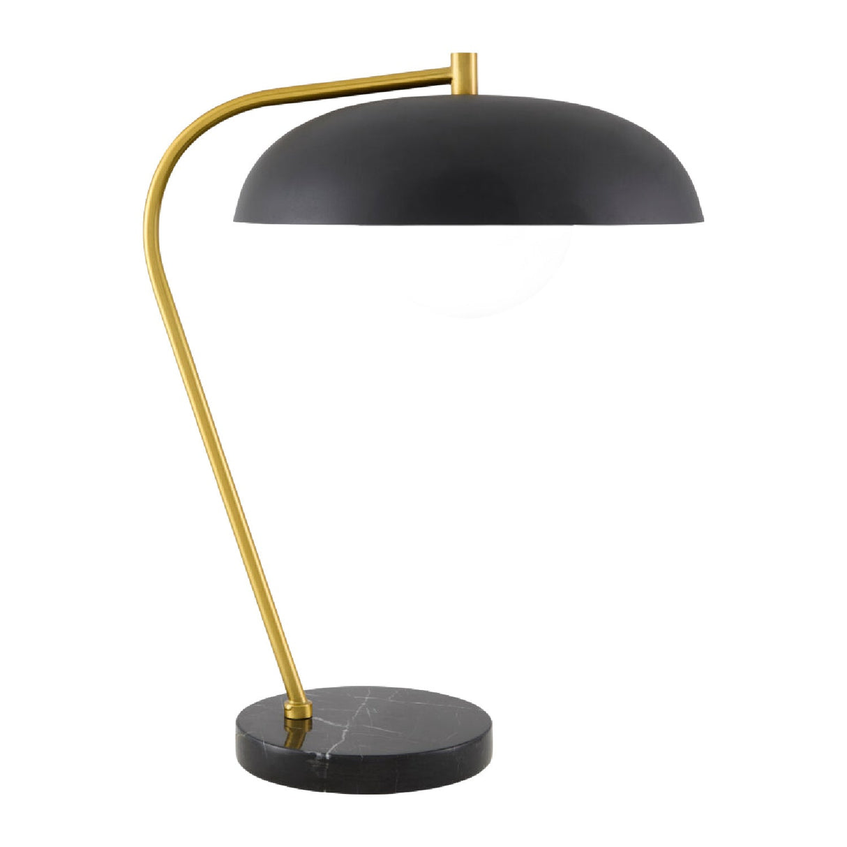 Modern European furniture - Glass Shade Sloped Table Lamp - www.oroa.com