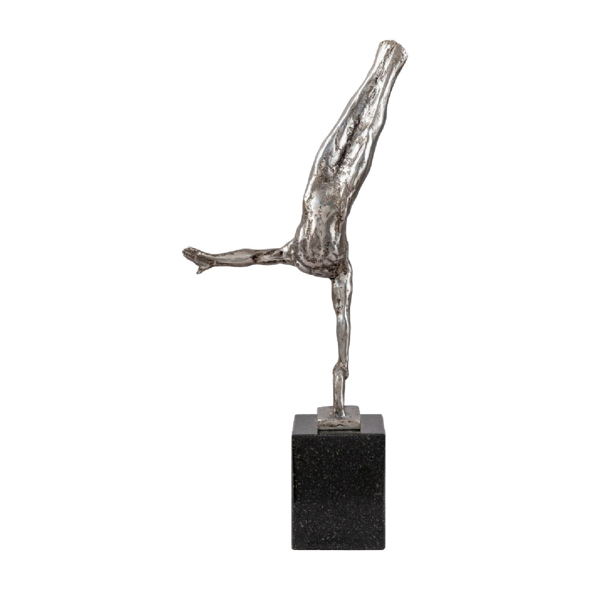 Modern European furniture - Antiqued Iron Handstand Sculpture - www.oroa.com