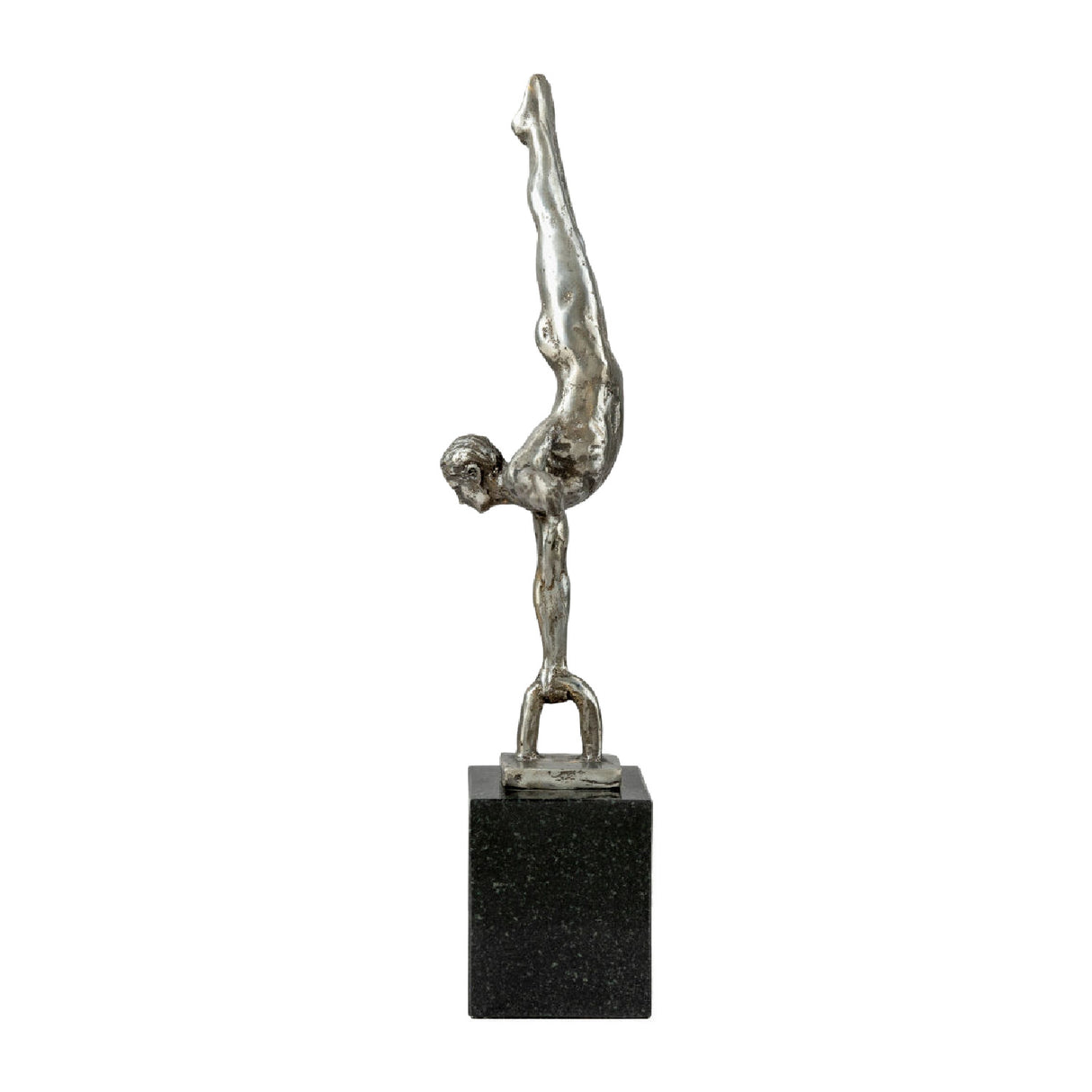 Modern European furniture - Antiqued Iron Handstand Sculpture - www.oroa.com