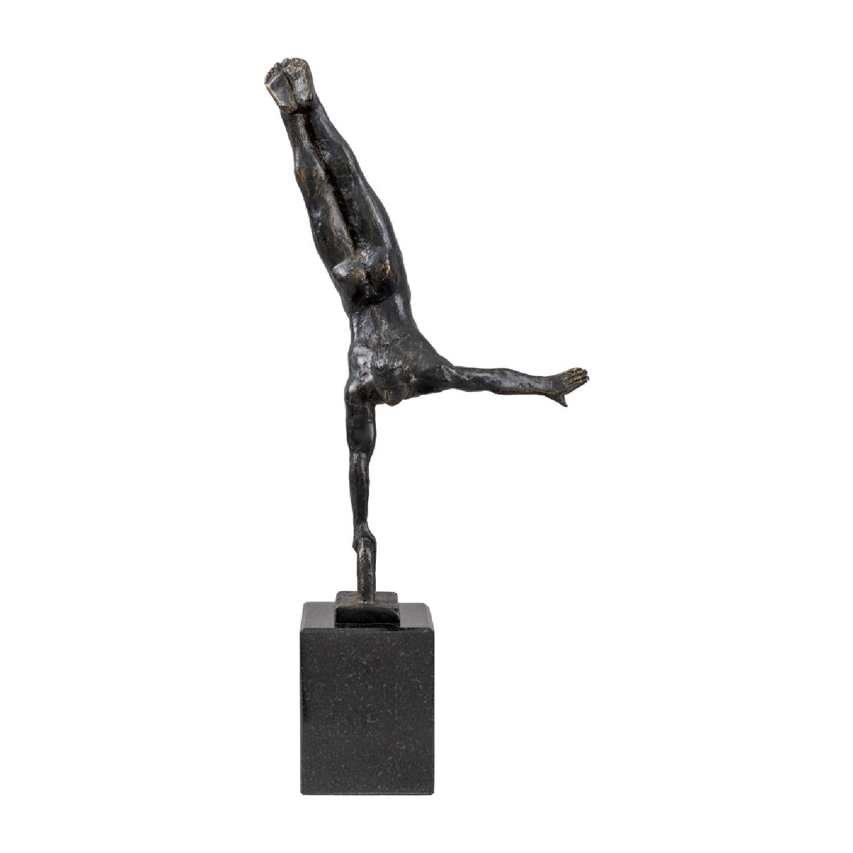 Modern European furniture - Antiqued Iron Handstand Sculpture - www.oroa.com