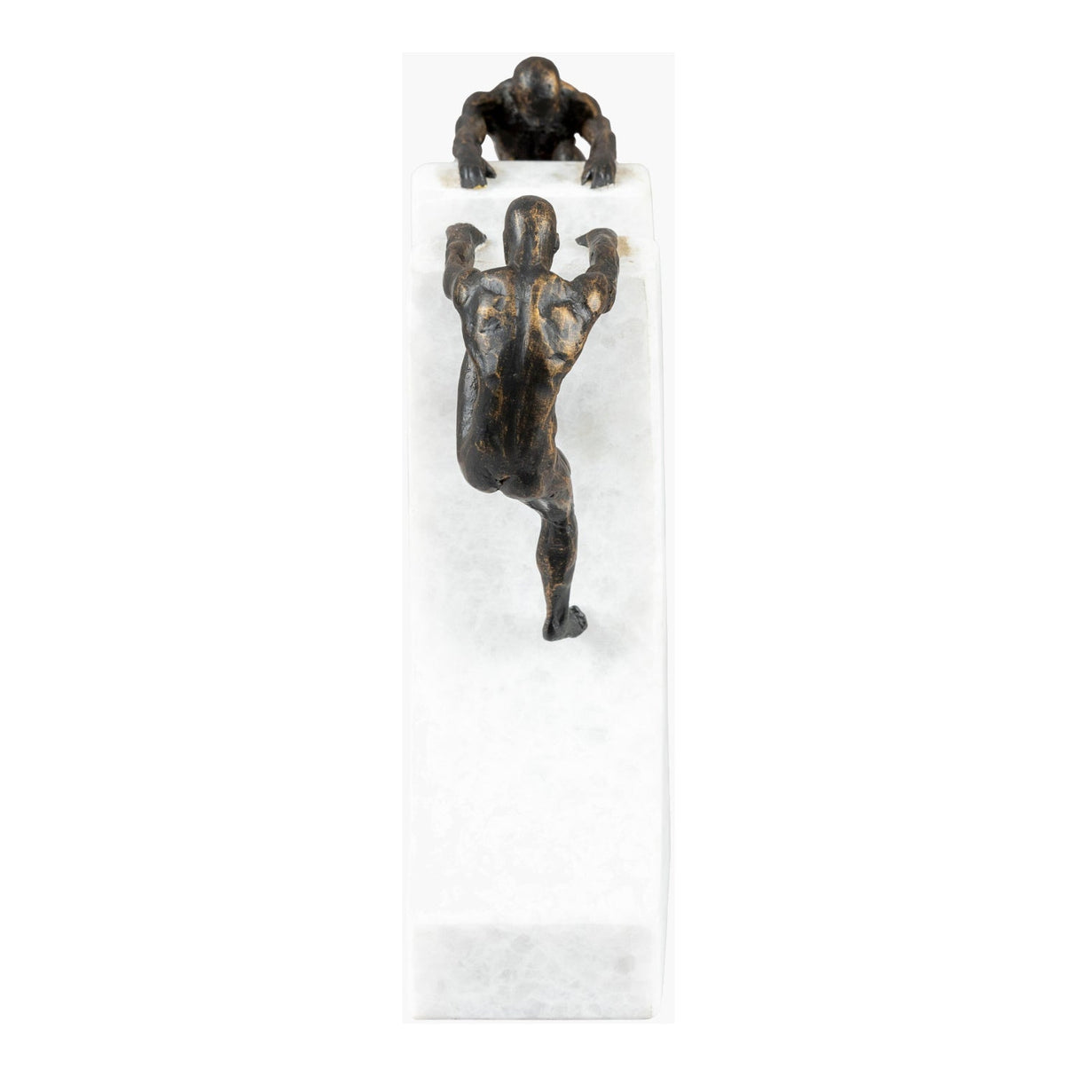 Modern European furniture - Marble & Bronze Bookend Set (2) - www.oroa.com