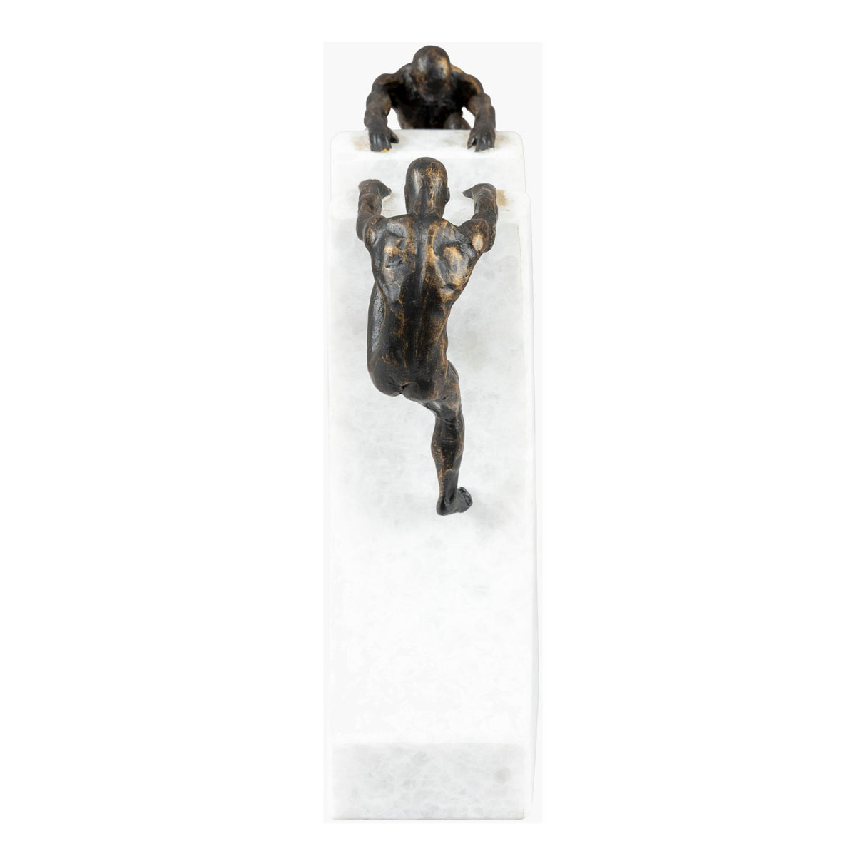 Modern European furniture - Marble & Bronze Bookend Set (2) - www.oroa.com