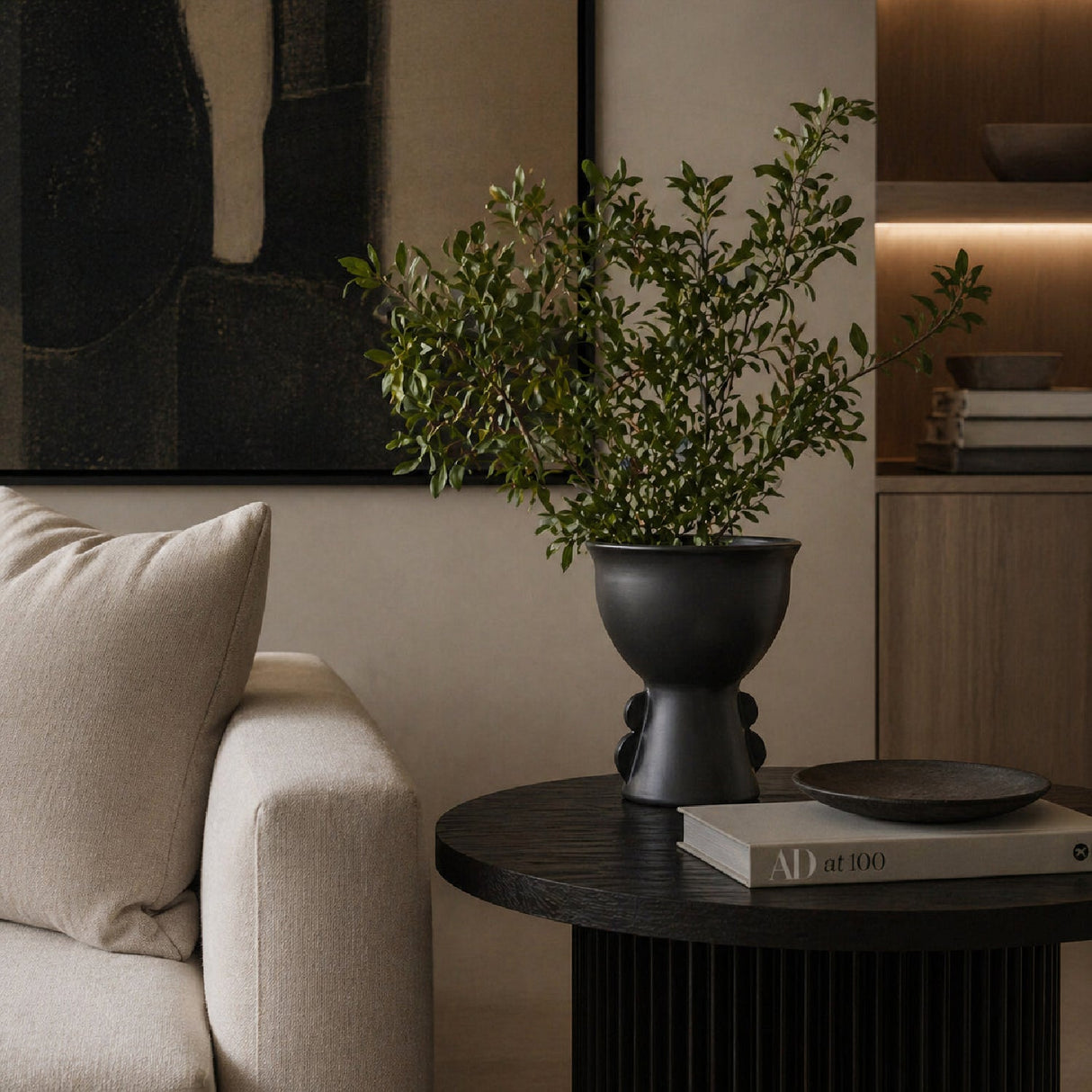 Modern European furniture - minimalist white curved sofa - www.oroa.com