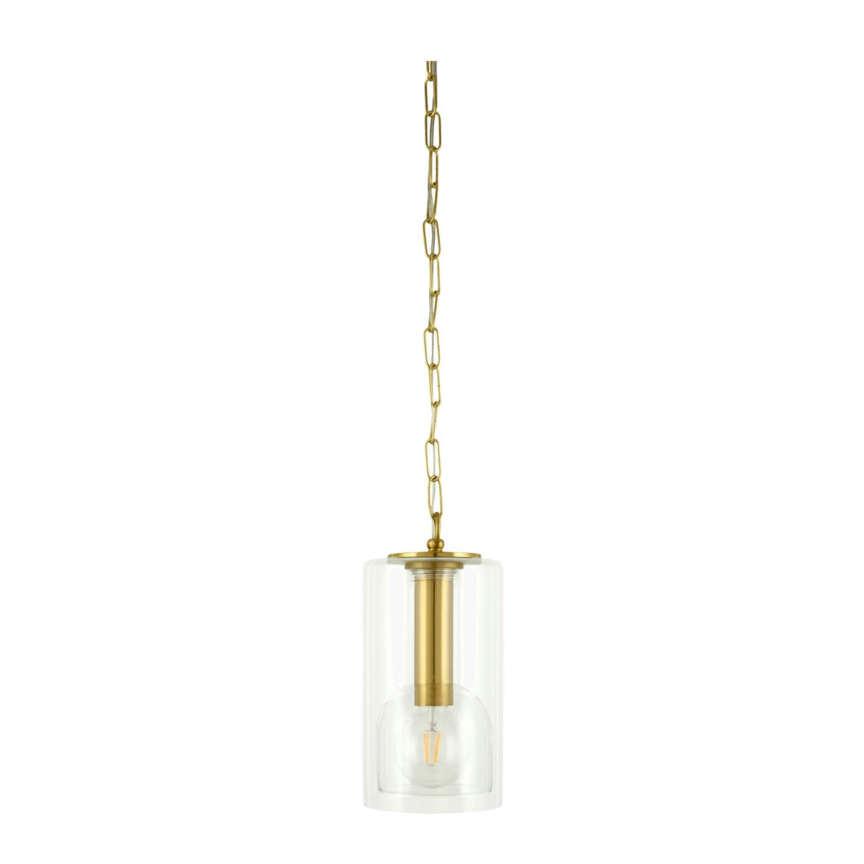 Modern European furniture - Clear Glass Accent Pendant Light - www.oroa.com