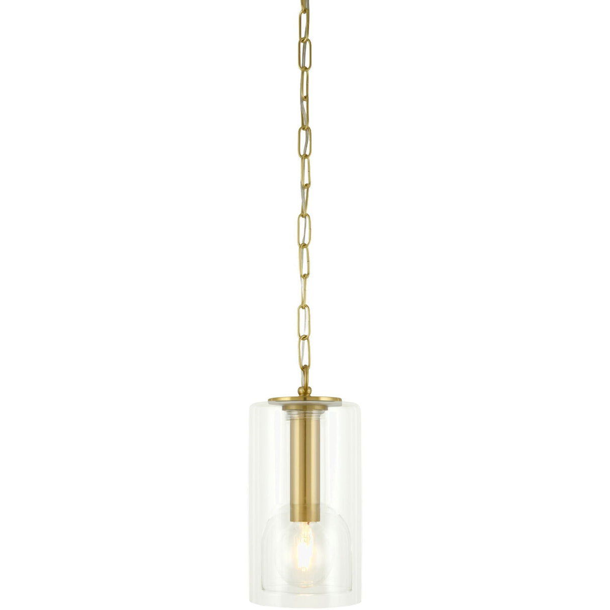 Modern European furniture - Clear Glass Accent Pendant Light - www.oroa.com