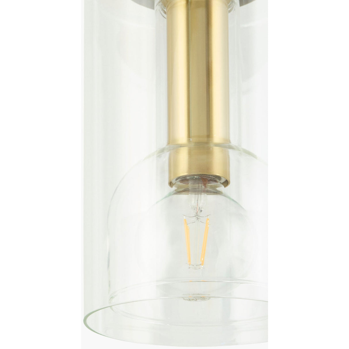 Modern European furniture - Clear Glass Accent Pendant Light - www.oroa.com