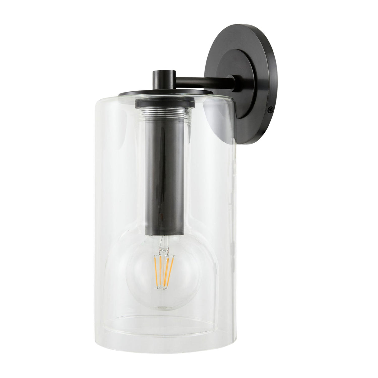 Modern European furniture - Clear Glass Wall Lamp - www.oroa.com