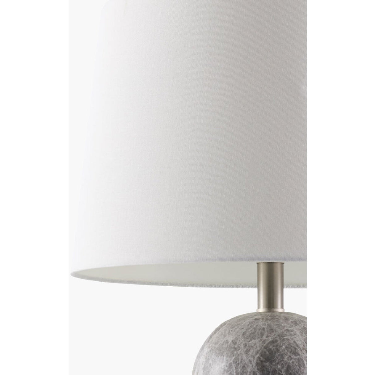 Modern European furniture - Cream Linen Marble Table Lamp - www.oroa.com