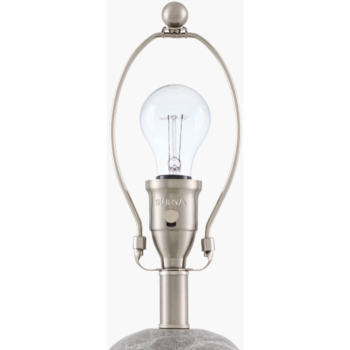 Modern European furniture - Cream Linen Marble Table Lamp - www.oroa.com