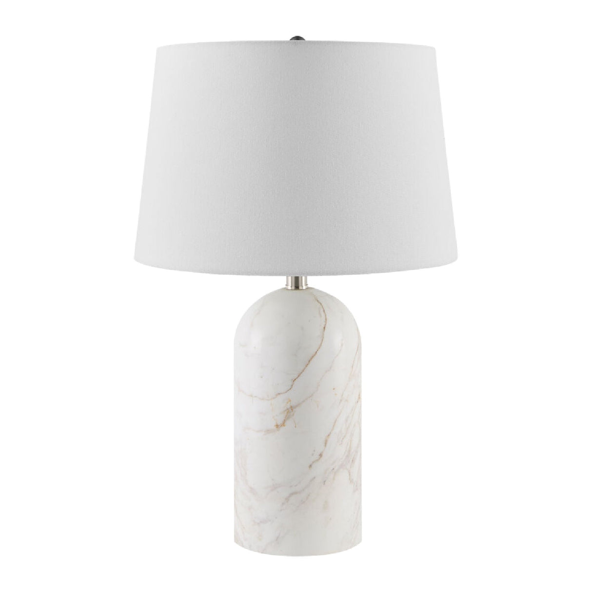 Modern European furniture - Cream Linen Marble Table Lamp - www.oroa.com