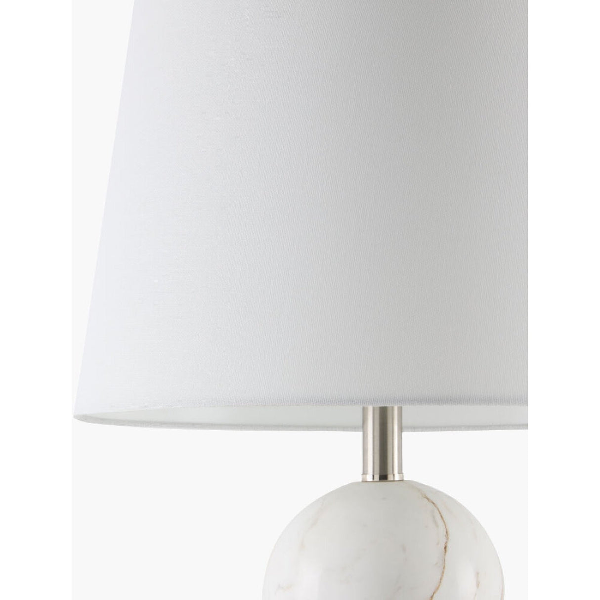 Modern European furniture - Cream Linen Marble Table Lamp - www.oroa.com