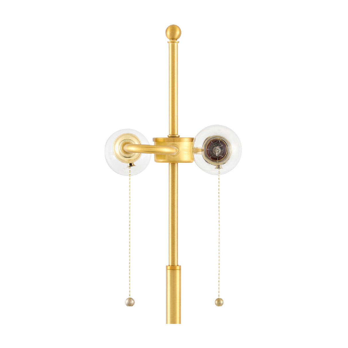 Modern European furniture - White Linen Gold Table Lamp - www.oroa.com