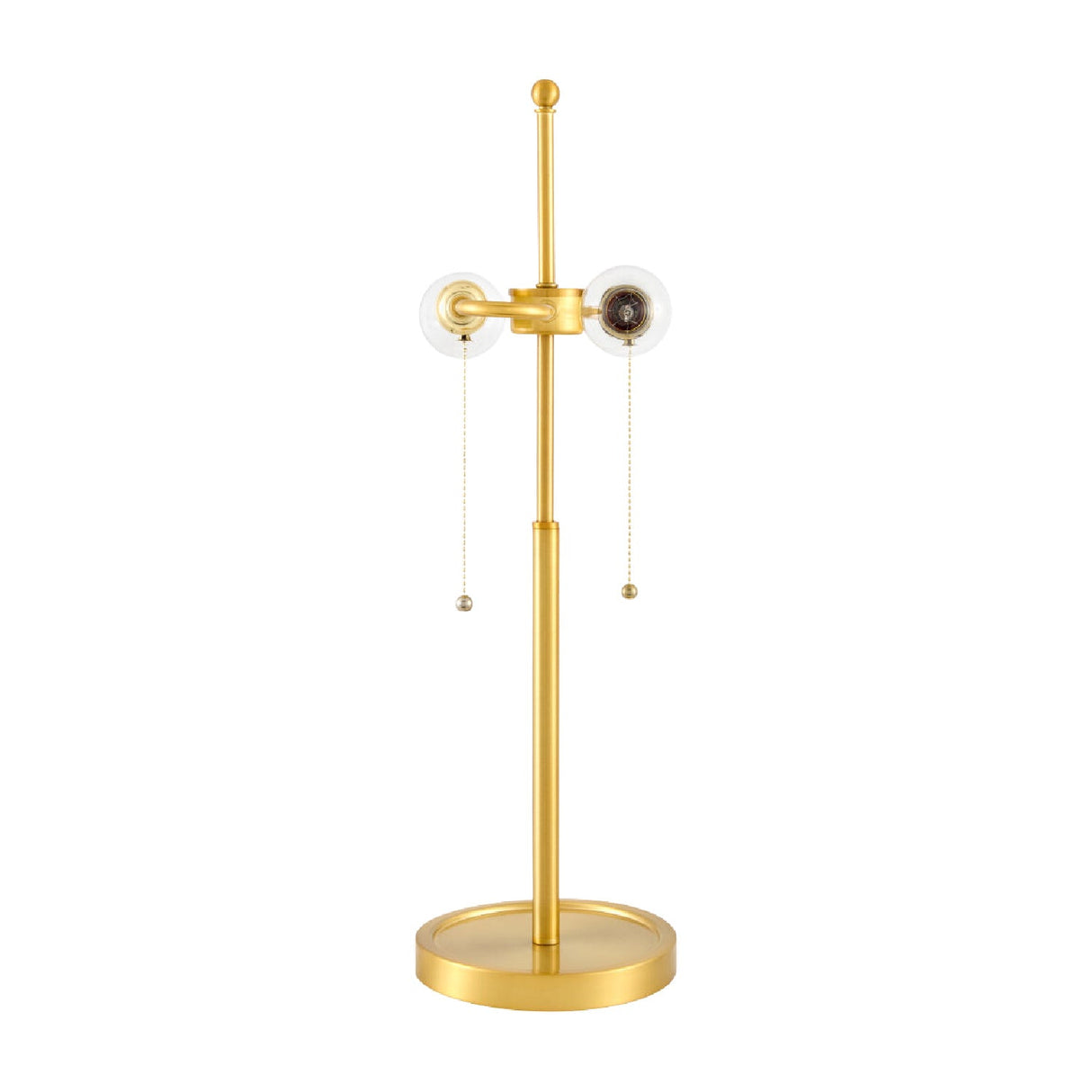 Modern European furniture - White Linen Gold Table Lamp - www.oroa.com