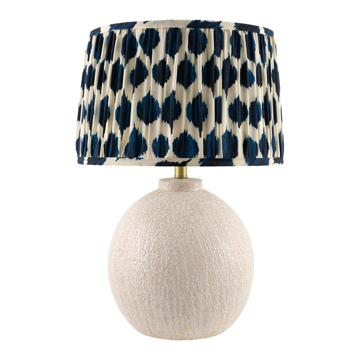 Modern European furniture - Blue Patterned Fabric Table Lamp - www.oroa.com