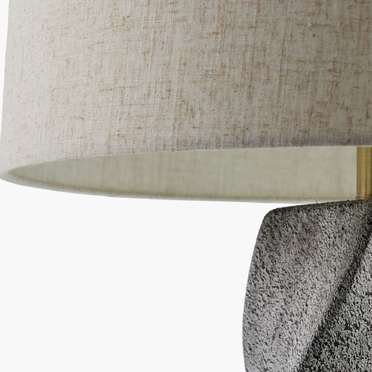 Modern European furniture - Twisted Ceramic Accent Table Lamp - www.oroa.com