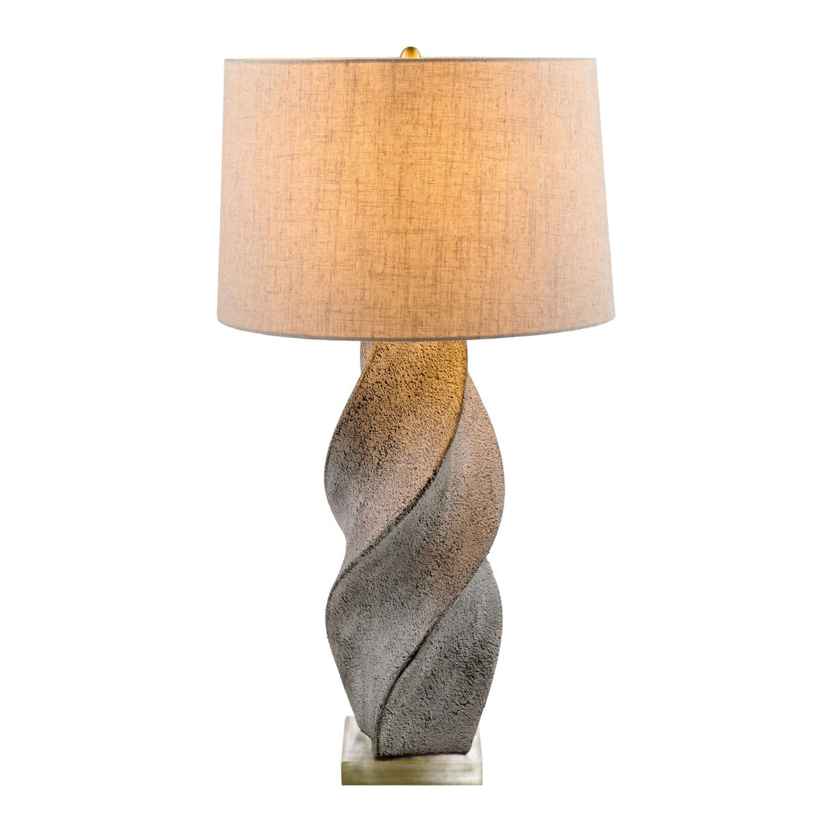 Modern European furniture - Twisted Ceramic Accent Table Lamp - www.oroa.com