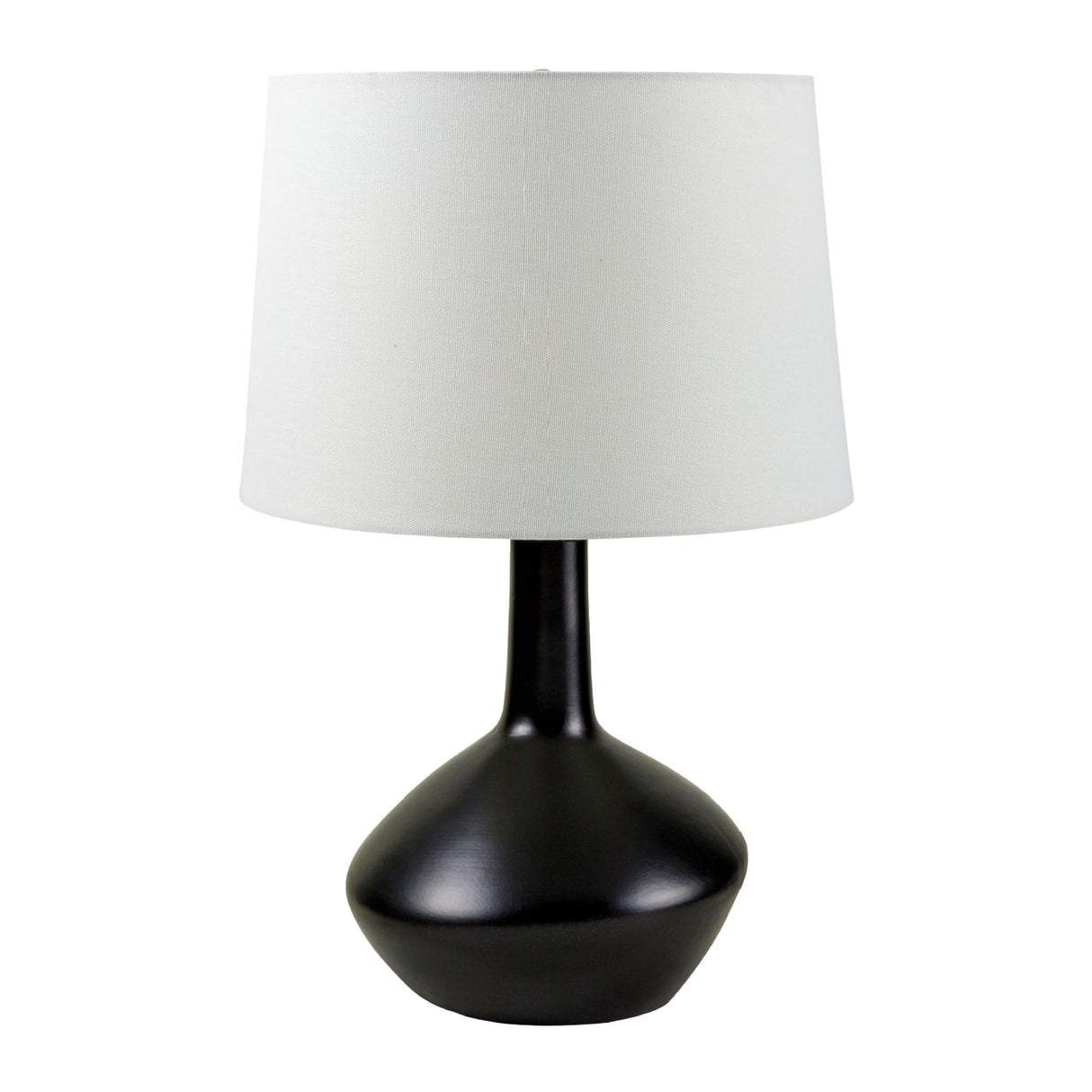 Modern European furniture - Ceramic White Linen Table Lamp - www.oroa.com