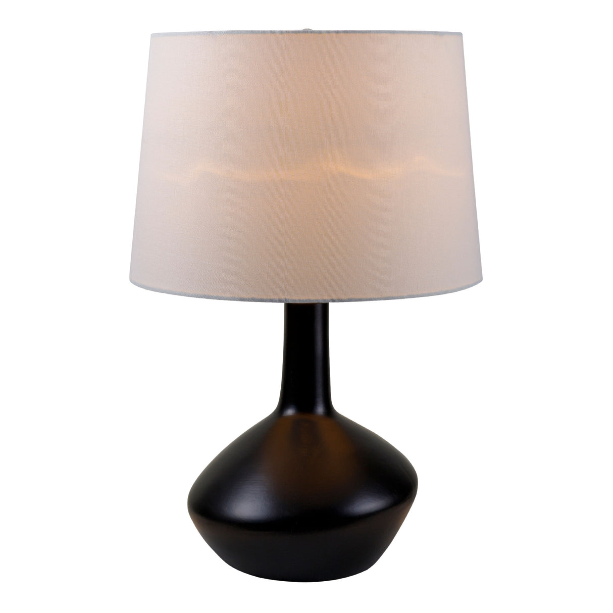 Modern European furniture - Ceramic White Linen Table Lamp - www.oroa.com
