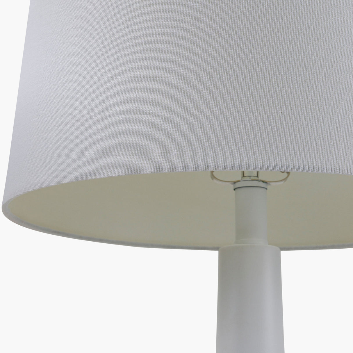 Modern European furniture - Ceramic White Linen Table Lamp - www.oroa.com
