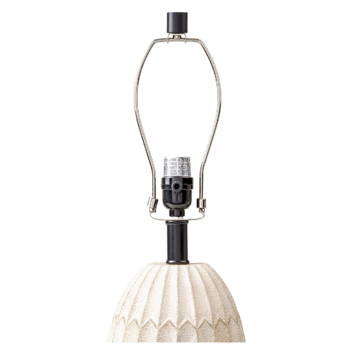 Modern European furniture - White Linen Accent Table Lamp - www.oroa.com