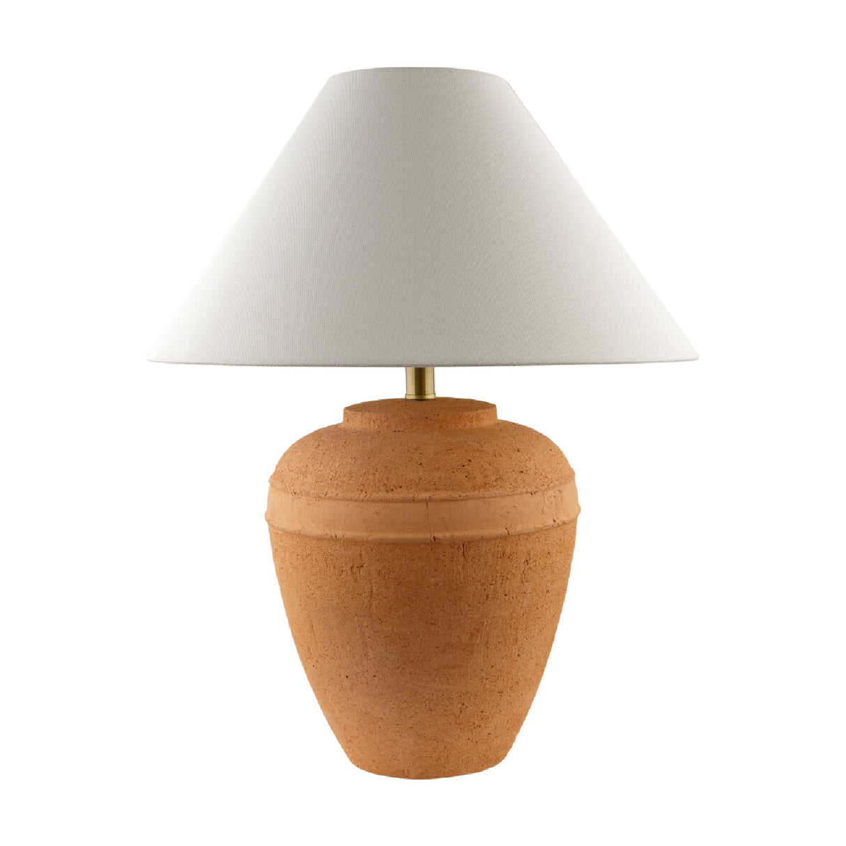 Modern European furniture - Glazed Brown Ceramic Table Lamp - www.oroa.com