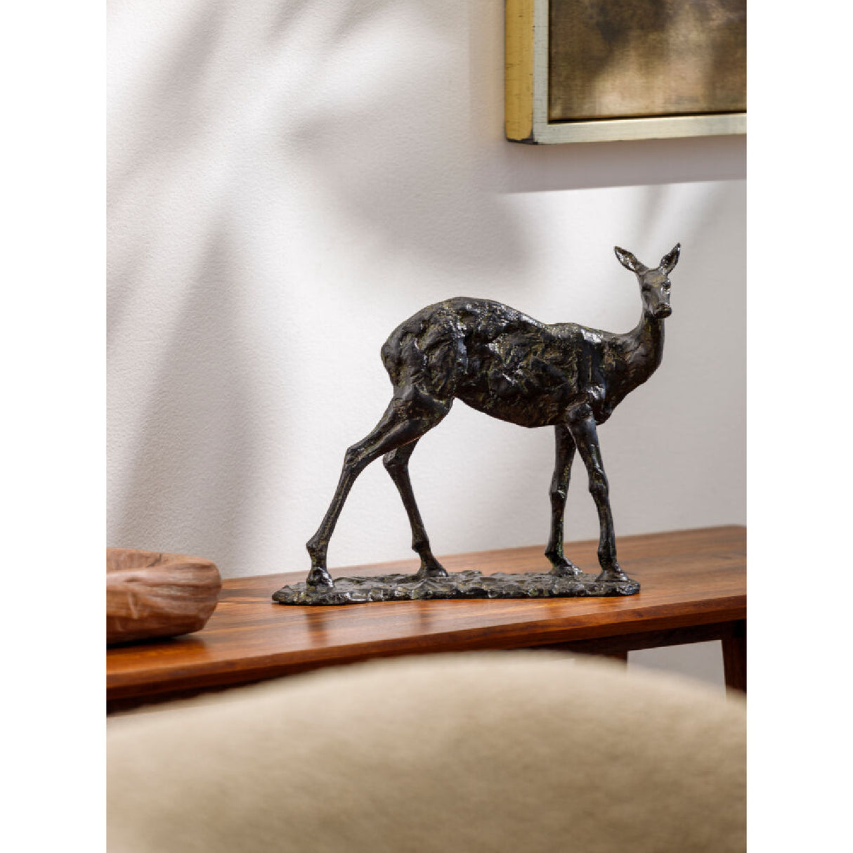 Modern European furniture - Antiqued Iron Decorative Sculpture - www.oroa.com