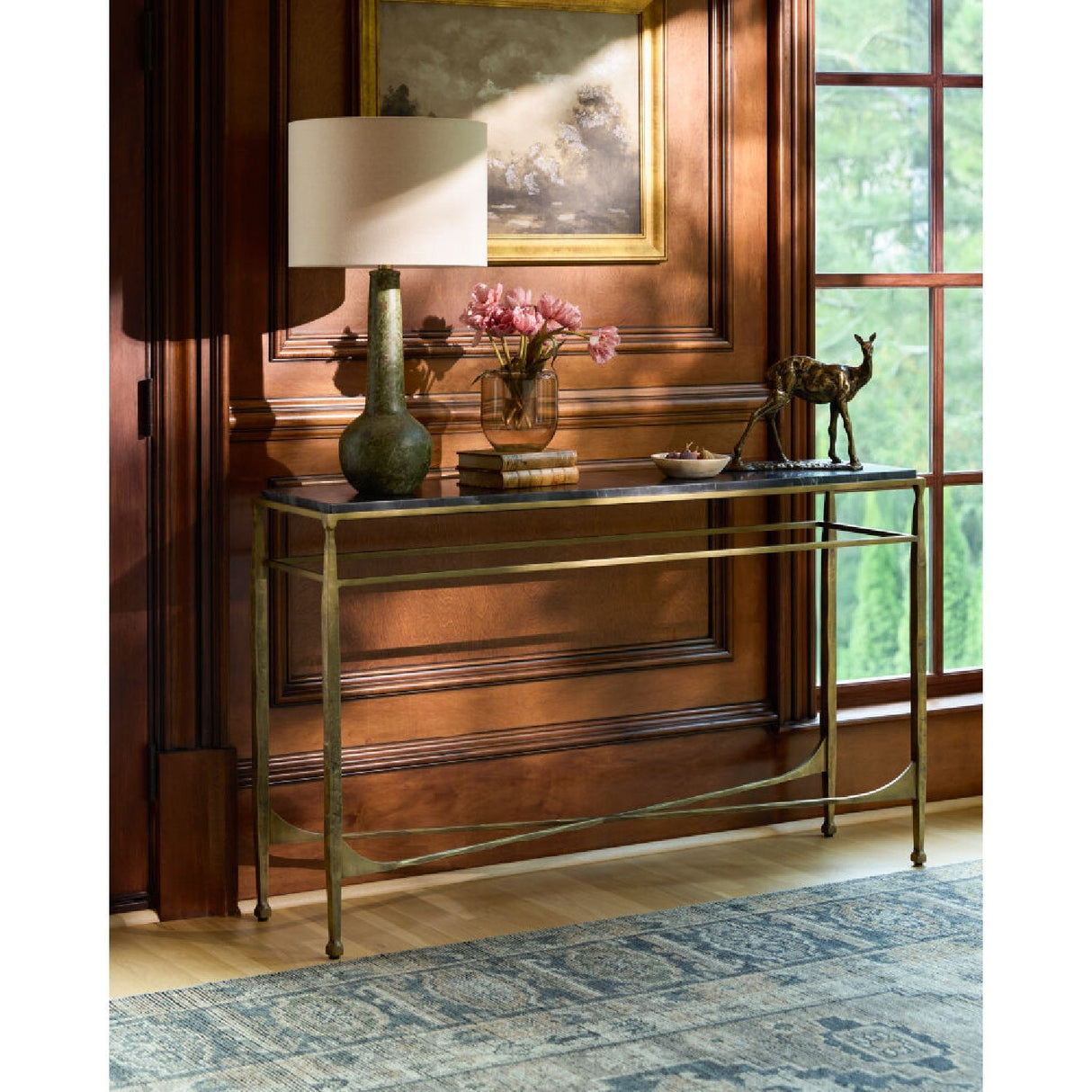 Modern European furniture - Antiqued Iron Decorative Sculpture - www.oroa.com