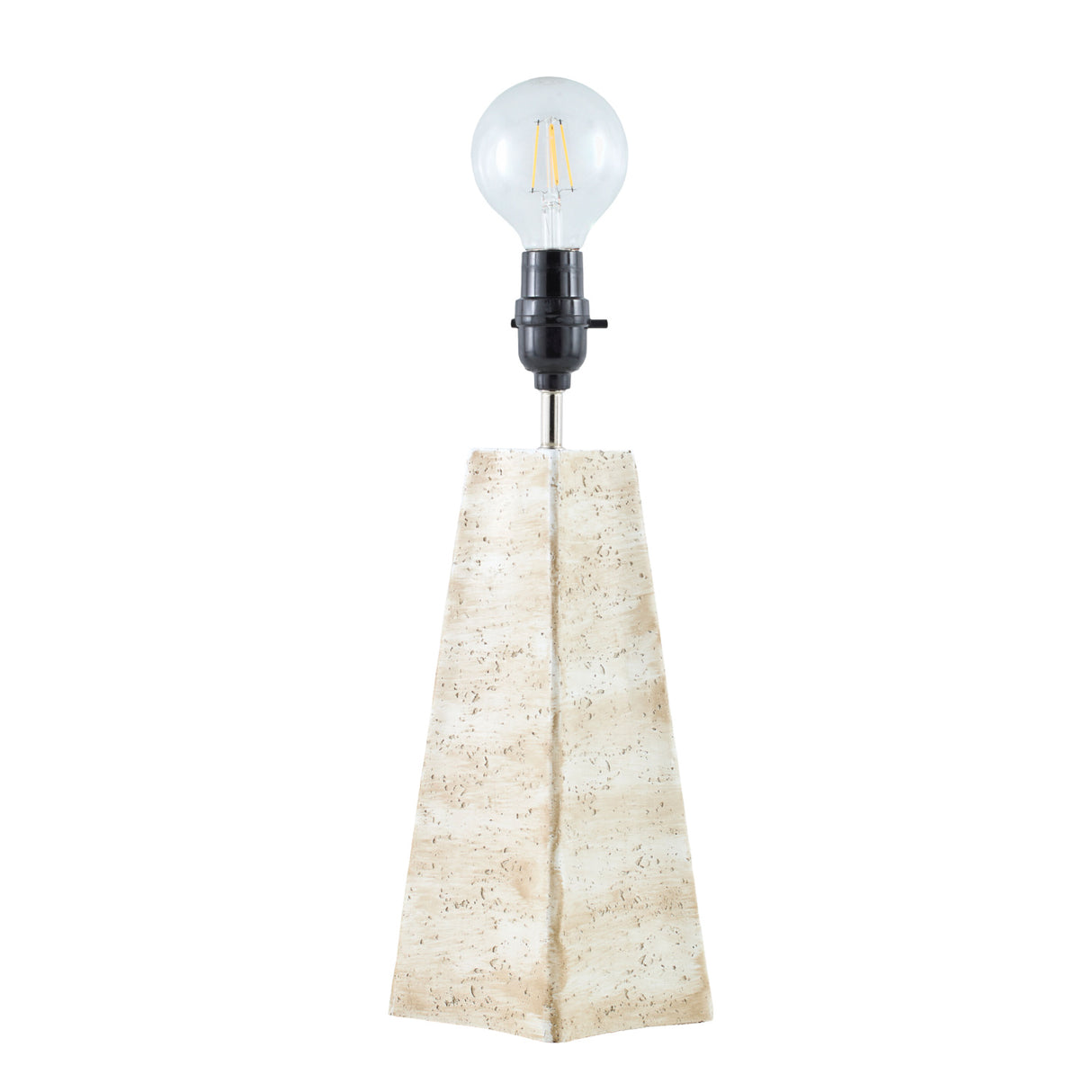 Modern European furniture - Braided Rattan Travertine Table Lamp - www.oroa.com