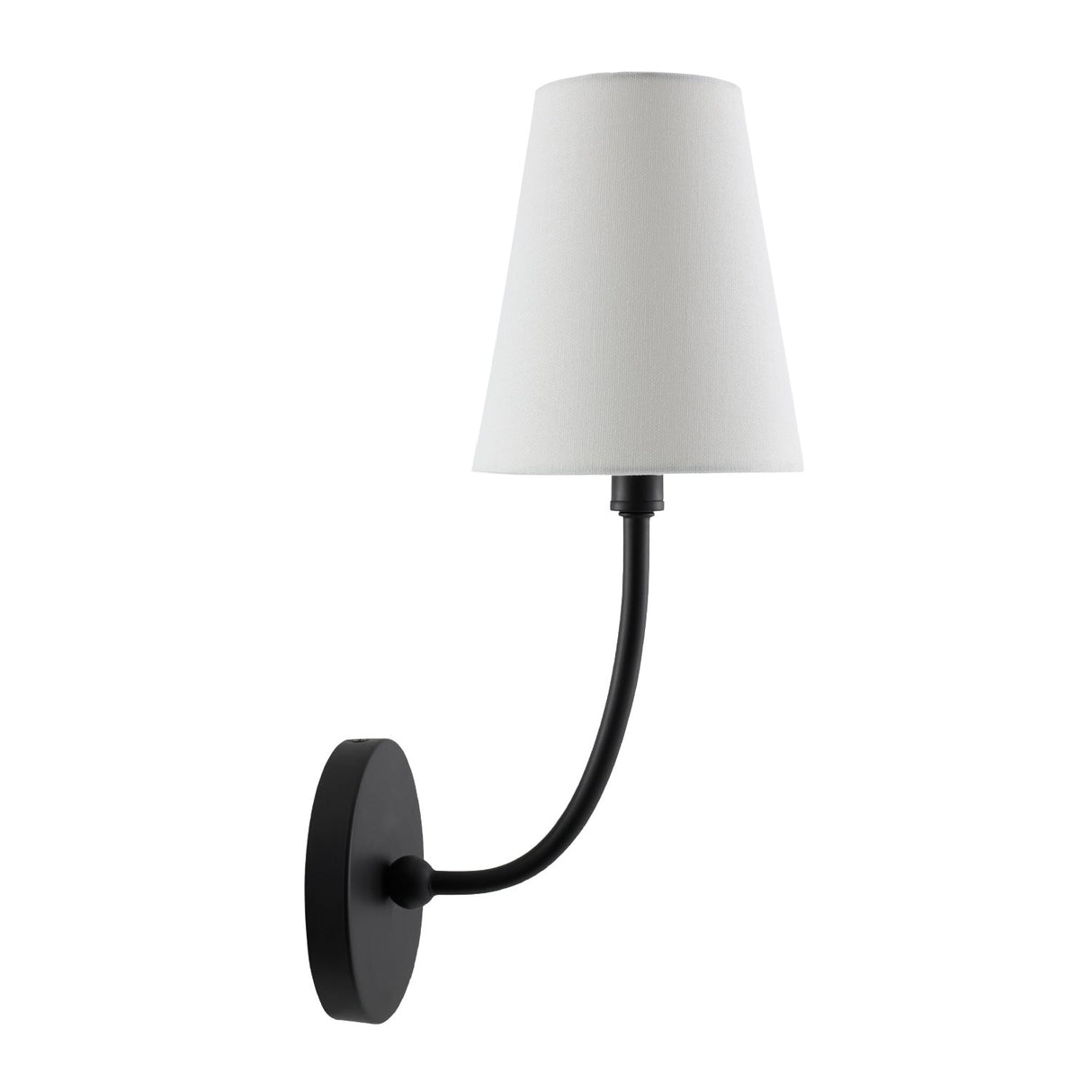 Modern European furniture - White Cotton Shade Wall Lamp - www.oroa.com