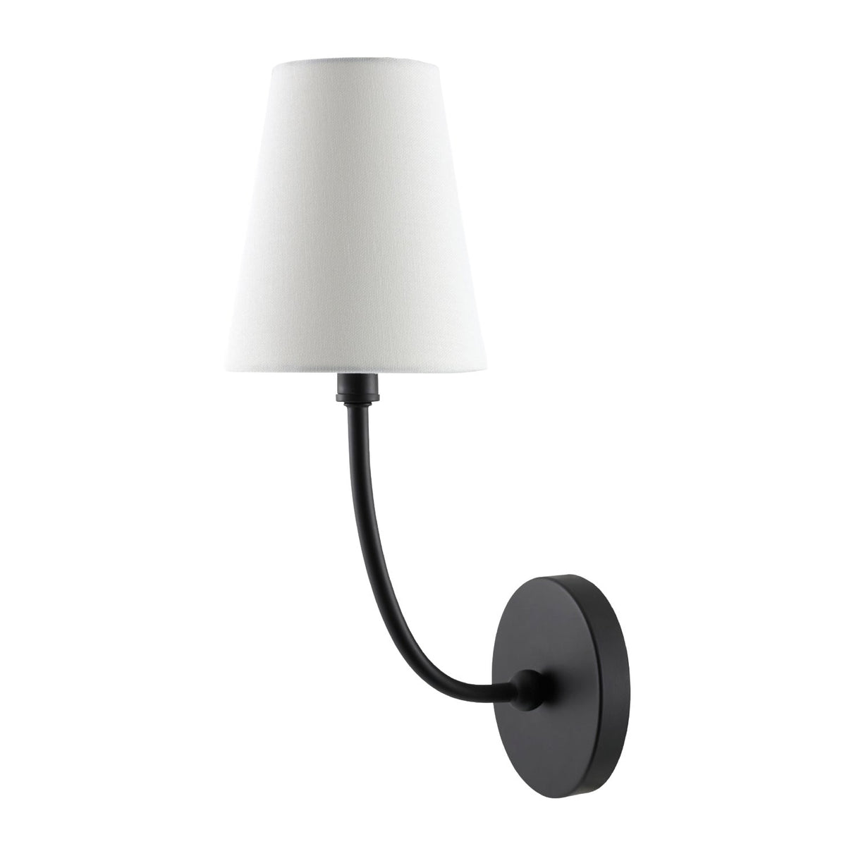Modern European furniture - White Cotton Shade Wall Lamp - www.oroa.com