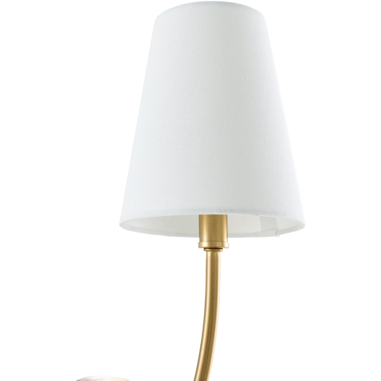 Modern European furniture - White Cotton Shade Wall Lamp - www.oroa.com