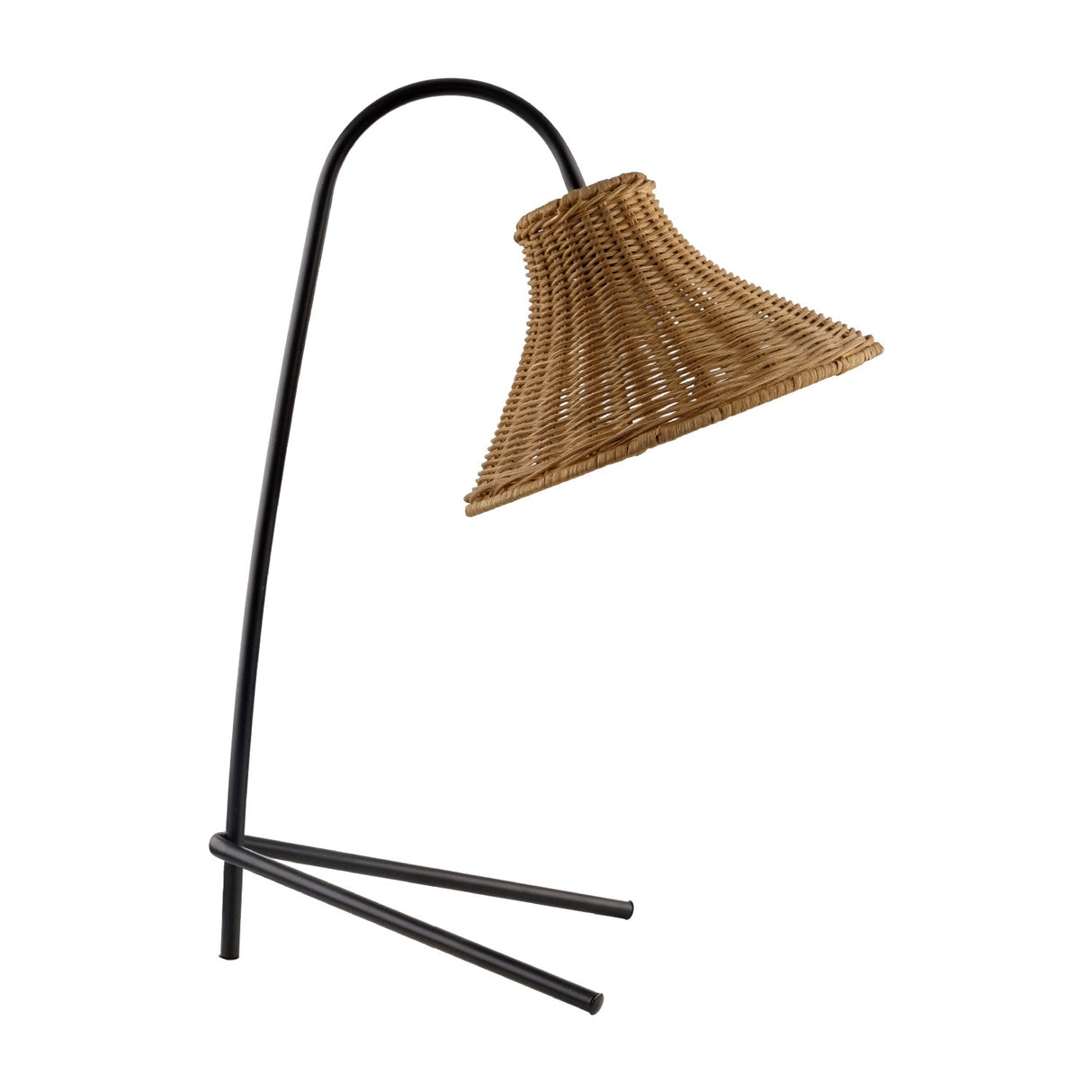 Modern European furniture - Tan Rattan Accent Table Lamp - www.oroa.com