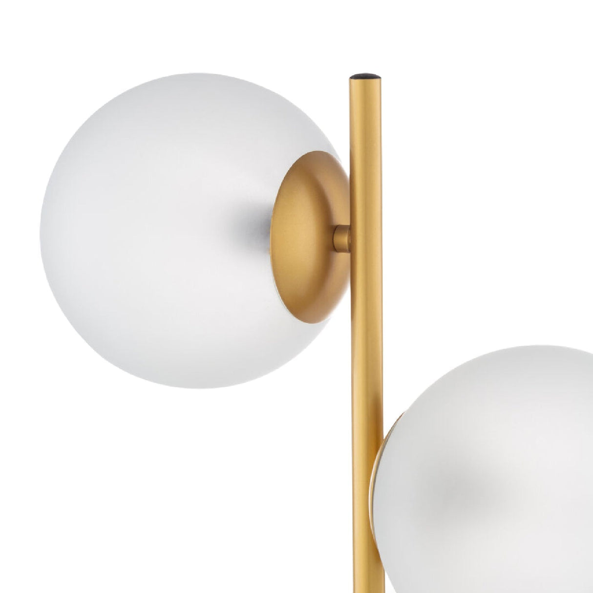 Modern European furniture - Dual White Glass Table Lamp - www.oroa.com