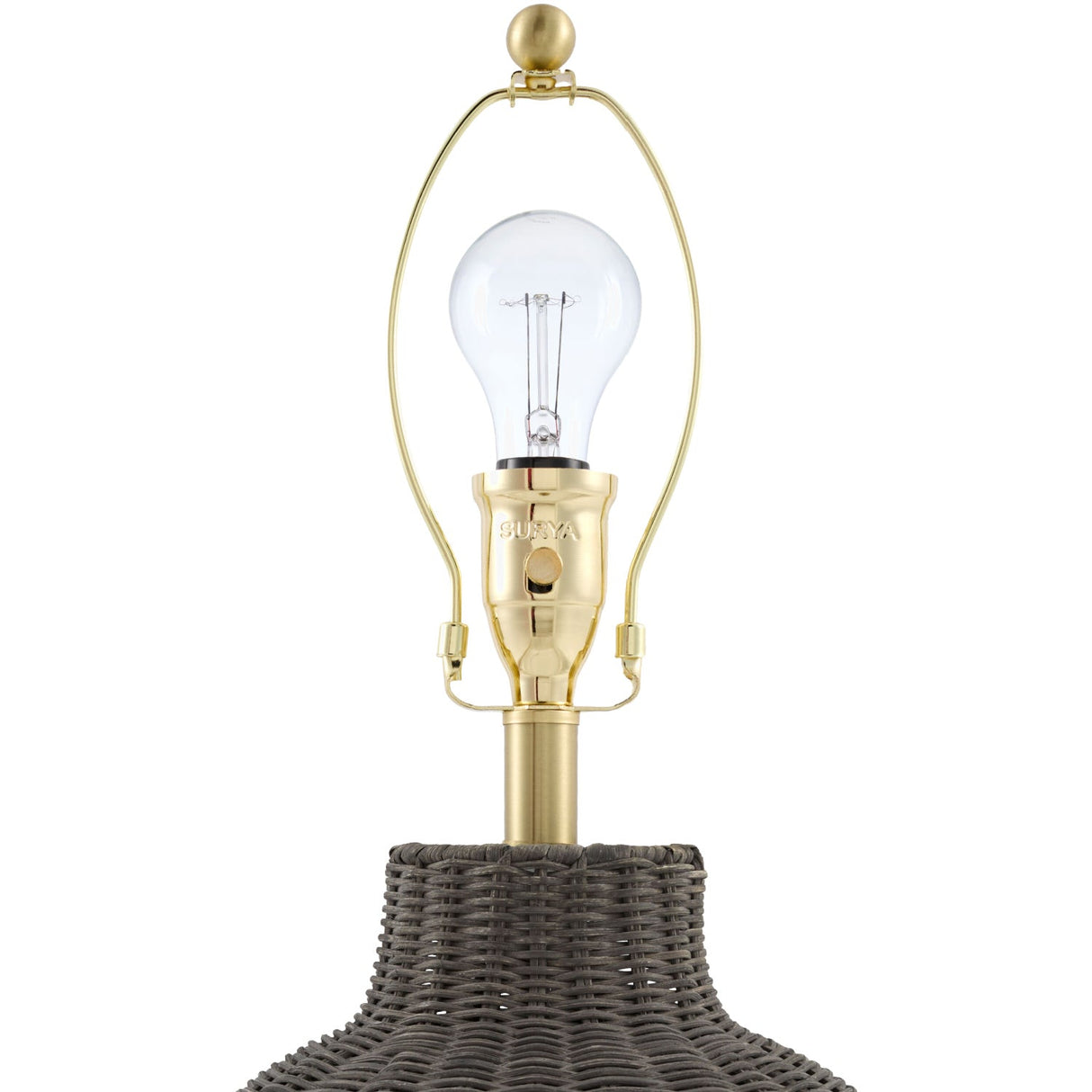 Modern European furniture - Rattan Base Accent Table Lamp S - www.oroa.com