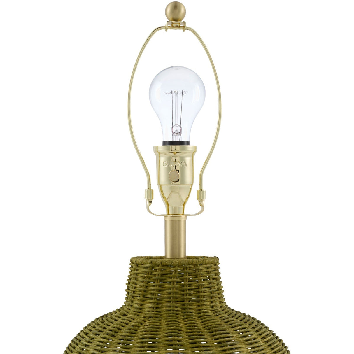 Modern European furniture - Rattan Base Accent Table Lamp S - www.oroa.com