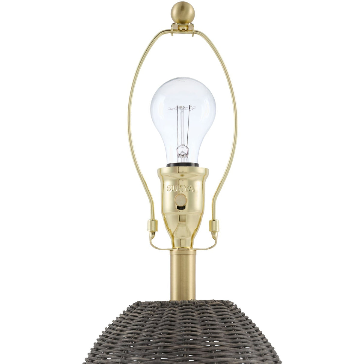 Modern European furniture - Rattan Base Accent Table Lamp L - www.oroa.com