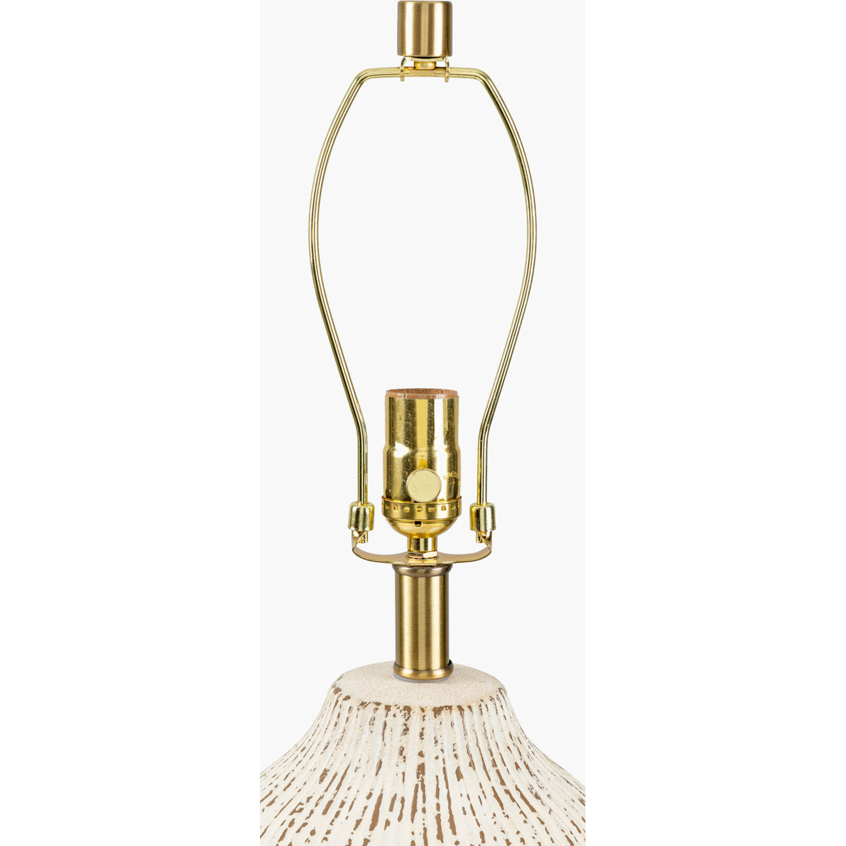 Modern European furniture - Rustic White Ceramic Table Lamp - www.oroa.com