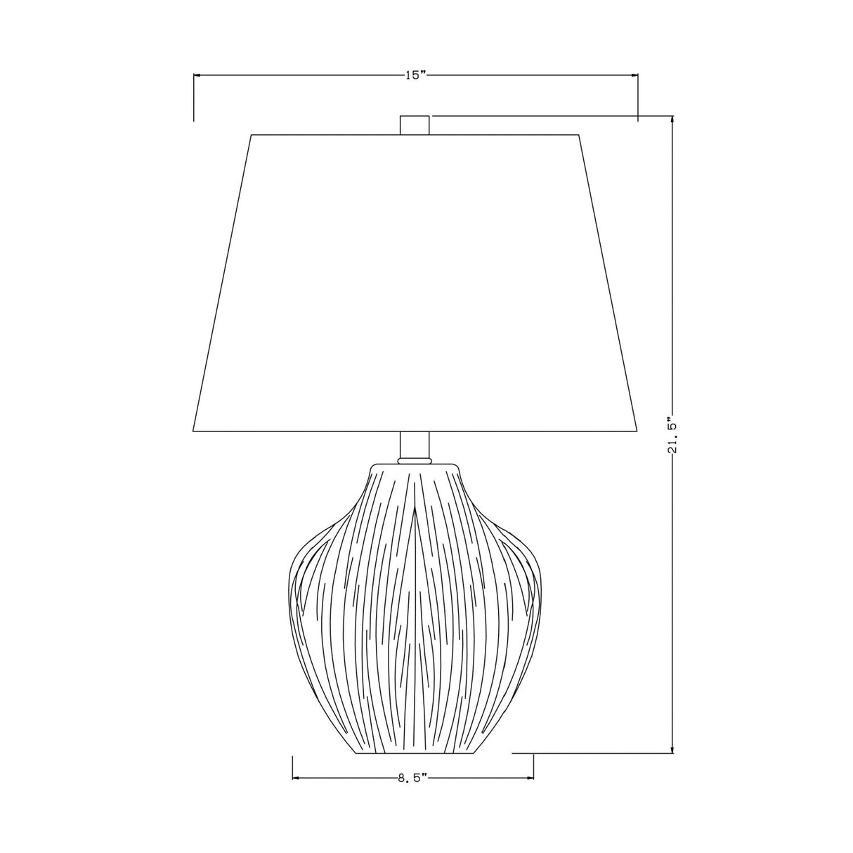 Modern European furniture - Chrome White Ceramic Table Lamp - www.oroa.com