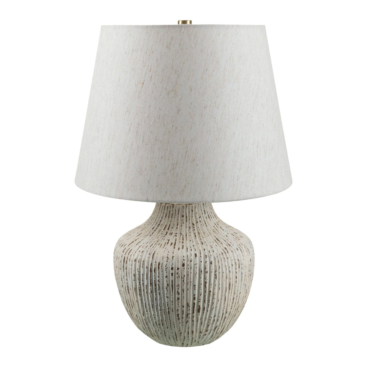 Modern European furniture - Chrome White Ceramic Table Lamp - www.oroa.com