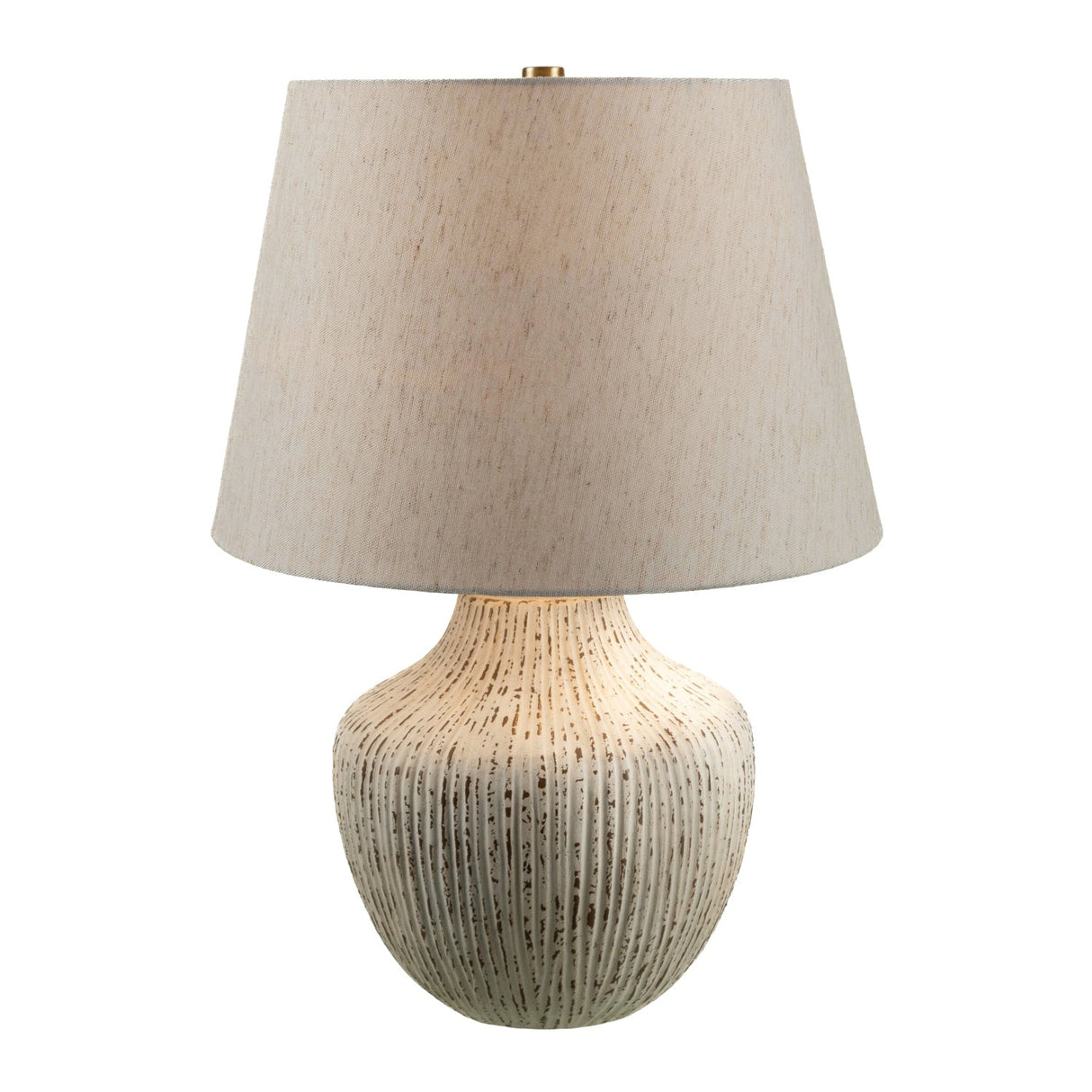 Modern European furniture - Chrome White Ceramic Table Lamp - www.oroa.com