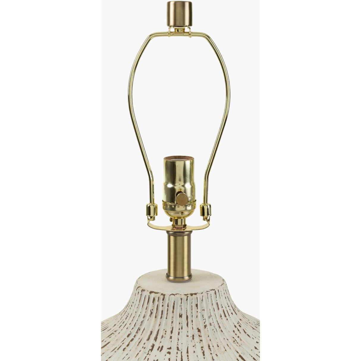 Modern European furniture - Chrome White Ceramic Table Lamp - www.oroa.com