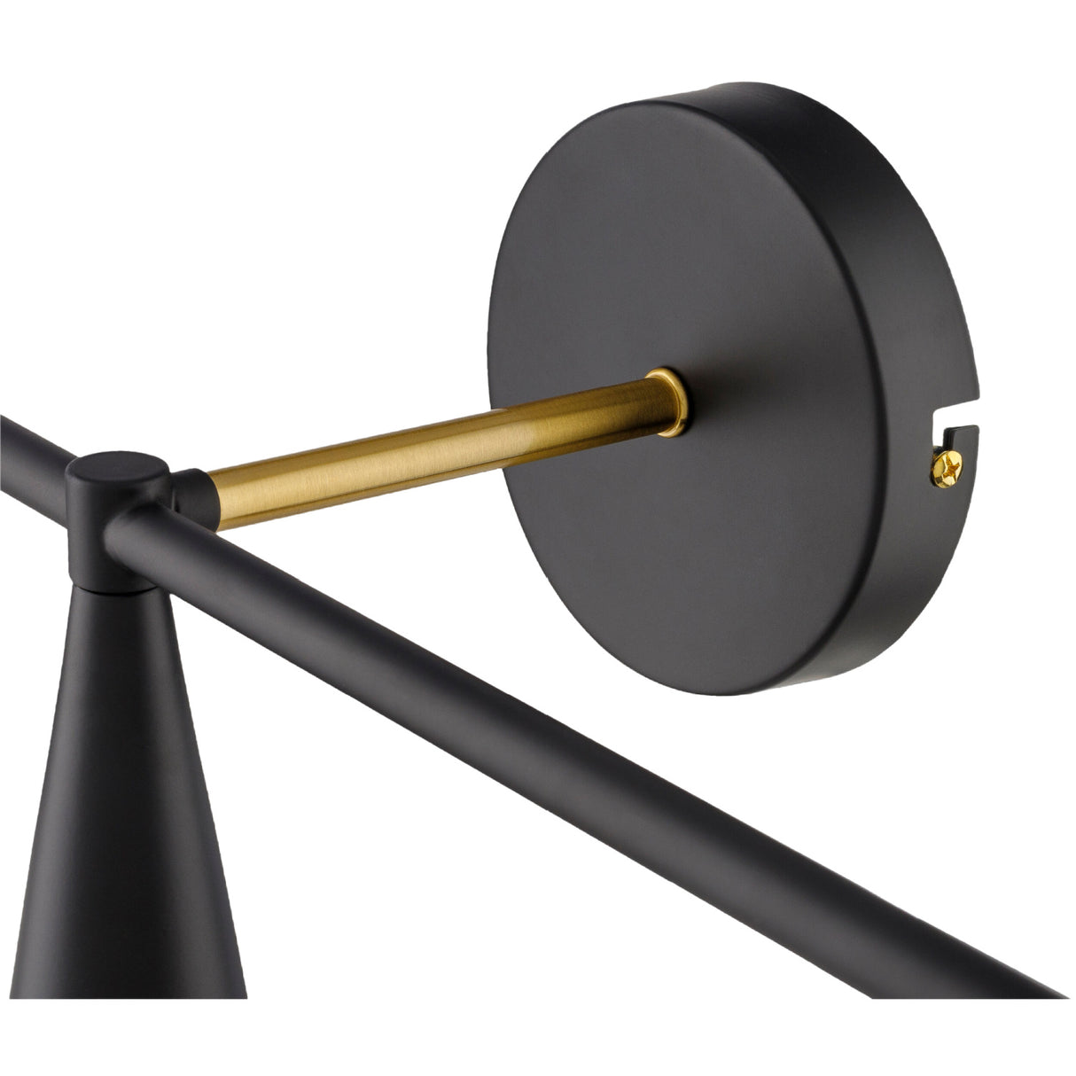 Modern European furniture - Conical Black 3-Light Wall Lamp - www.oroa.com